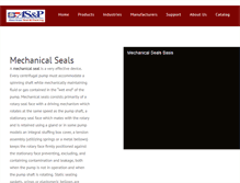Tablet Screenshot of mechanicalseals.net